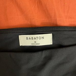 Babaton (Aritzia) square neck body suit black